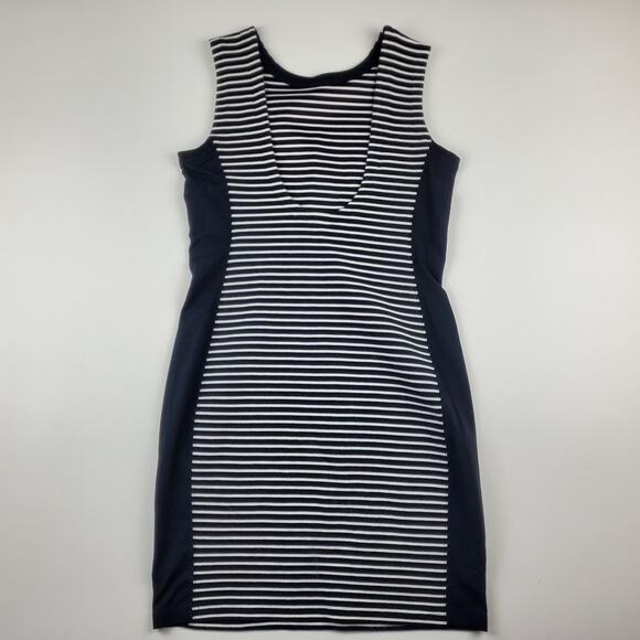 Athleta Mala Stripe Athletic Dress Scoop Back Fitted Stretch - Picture 5 of 10